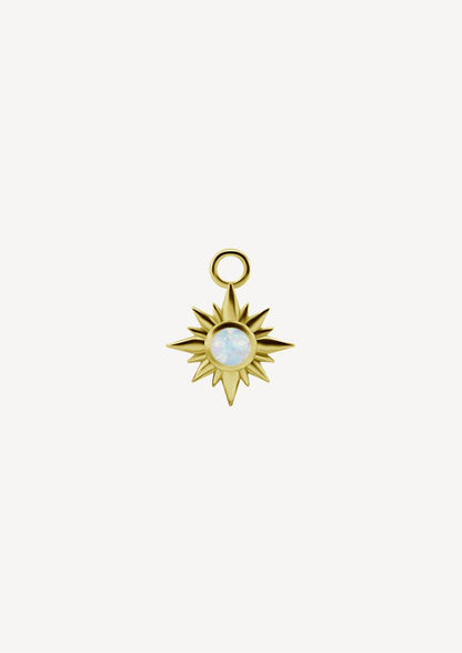 Charms Pendentif Soleil Opale