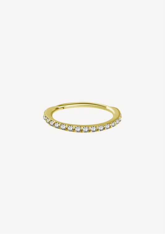 Piercing Ornée Diamant or